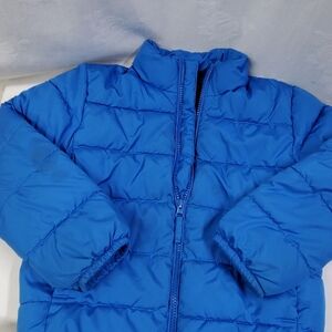 Children's Place Blue Puffer Jacket Unisex Kids S 5-6